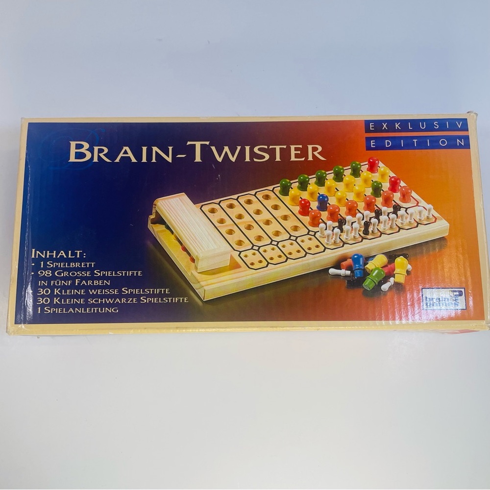 Brain-Twister Code Breaker Strategy Crafted Wood Set Exclusive Edition
